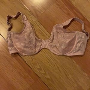 Pink wire bra